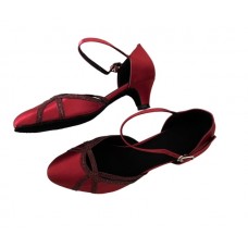 BETH  BURGUNDY -1.5 INCH HEEL